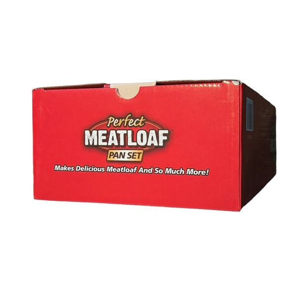 Perfect Meatloaf Pan Set NEW Bonus Recipe Guide As Seen on TV Removable Tray - Picture 5 of 6